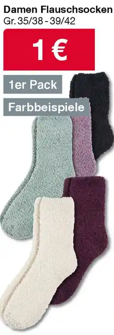 Woolworth Damen Flauschsocken Angebot