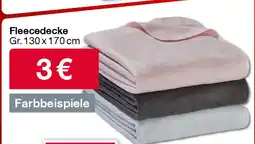 Woolworth Fleecedecke Angebot