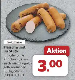 Combi Goldmarie Fleischwurst im Stück Angebot