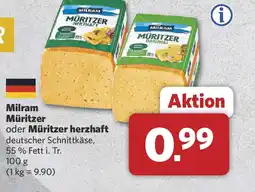 Combi Milram Müritzer oder Müritzer herzhaft Angebot