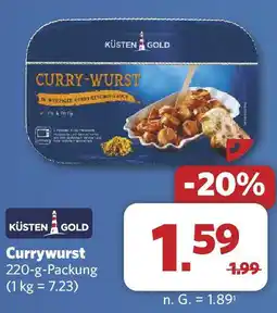 Combi KÜSTEN GOLD Currywurst Angebot