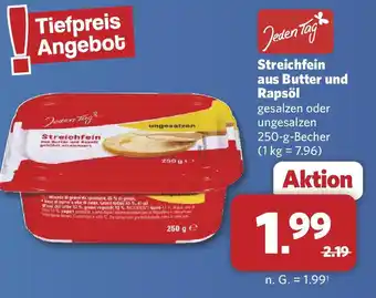 Combi Jeden Tag Streichfein aus Butter und Rapsöl Angebot