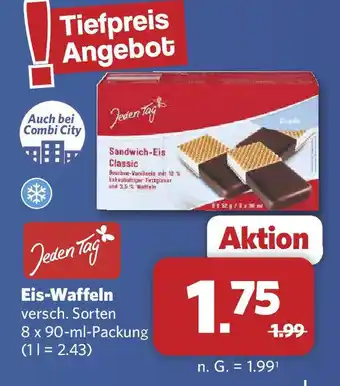 Combi Jeden Tag Eis-Waffeln Angebot