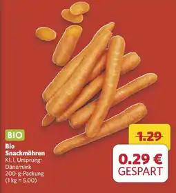 Combi Bio Snackmöhren Angebot