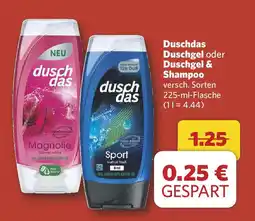 Combi Duschdas Duschgel oder Duschgel & Shampoo Angebot