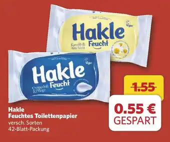 Combi Hakle Feuchtes Toilettenpapier Angebot