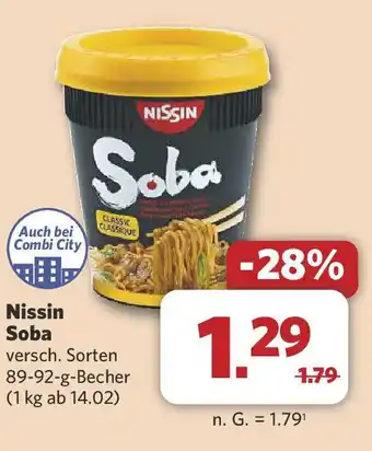 Combi Nissin Soba Angebot