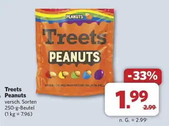 Combi Treets Peanuts Angebot