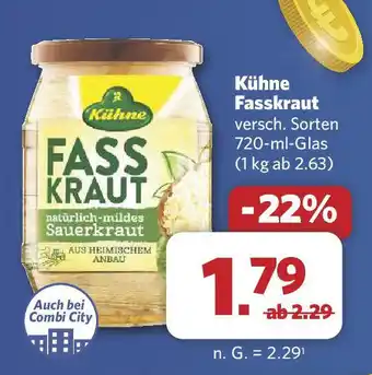 Combi Kühne Fasskraut Angebot