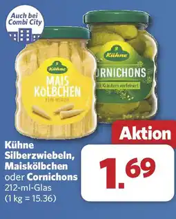 Combi Kühne Silberzwiebeln, Maiskölbchen oder Cornichons Angebot