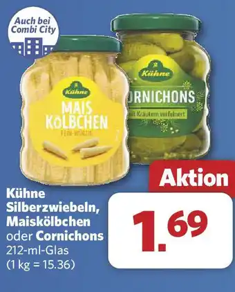 Combi Kühne Silberzwiebeln, Maiskölbchen oder Cornichons Angebot