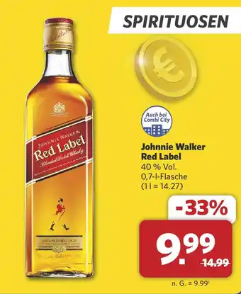 Combi Johnnie Walker Red Label Angebot