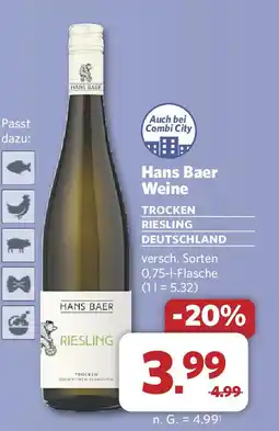 Combi Hans Baer Weine Angebot