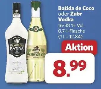 Combi Batida de Coco oder Zubr Vodka Angebot