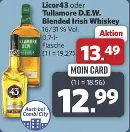 Combi Licor43 oder Tullamore D.E.W. Blended Irish Whiskey Angebot