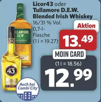 Combi Licor43 oder Tullamore D.E.W. Blended Irish Whiskey Angebot