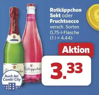 Combi Rotkäppchen Sekt oder Fruchtsecco Angebot