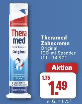 Combi Theramed Zahncreme Original Angebot