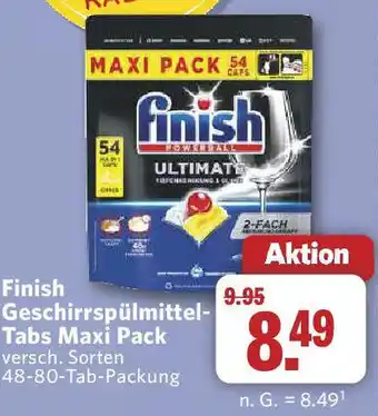 Combi Finish Geschirrspülmittel- Tabs Maxi Pack Angebot