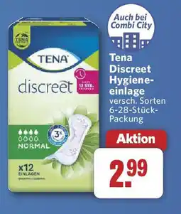 Combi Tena Discreet Hygiene- einlage Angebot