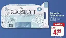 Combi Glücksblatt Toilettenpapier Angebot