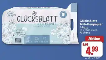 Combi Glücksblatt Toilettenpapier Angebot