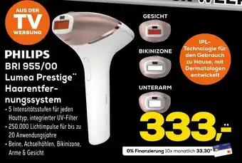 Euronics XXL Philips BRI 955/00 Lumea Prestige Haarentfernungssystem Angebot