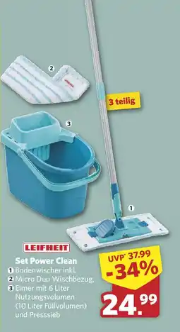 Combi LEIFHEIT Set Power Clean Angebot