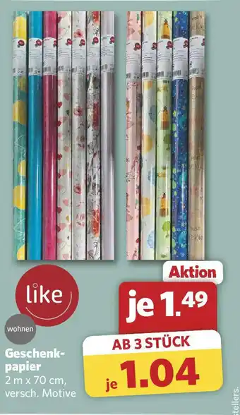 Combi Geschenk- papier Angebot