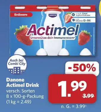 Combi Danone Actimel Drink Angebot