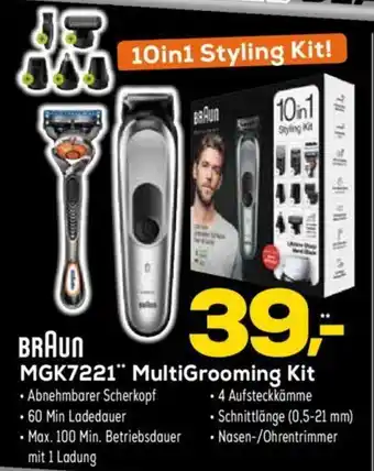 Euronics Braun MGK7221 MultiGrooming Kit Angebot