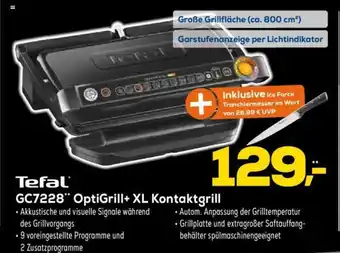 Euronics Tefal GC7228 OpriGrill + XL Kontaktgrill Angebot