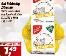 Simmel Gut & Günstig Zitronen Angebot