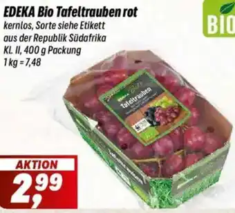 Simmel EDEKA Bio Tafeltrauben rot Angebot