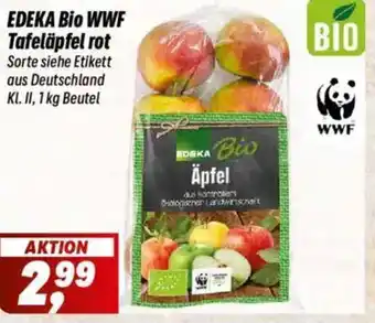 Simmel EDEKA Bio WWF Tafeläpfel rot Angebot