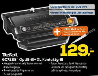 Euronics XXL Tefal GC7228 OpriGrill + XL Kontaktgrill Angebot