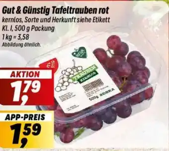 Simmel Gut & Günstig Tafeltrauben rot Angebot