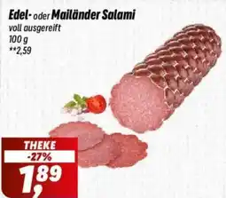 Simmel Edel-oder Mailänder Salami Angebot