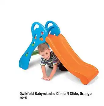 Smyths Toys Qwikfold Babyrutsche Climb'n Slide, Orange Angebot