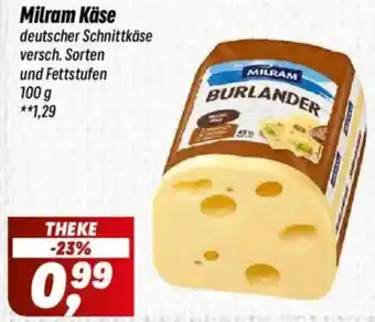 Simmel Milram Käse Angebot