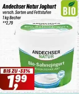 Simmel Andechser Natur Joghurt Angebot