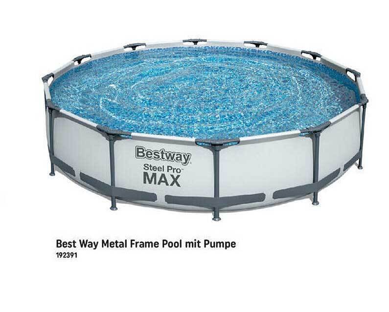 Bestway Metal Frame Pool Mit Pumpe Angebot bei Smyths Toys