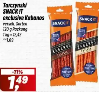 Simmel Tarczynski SNACK!T exclusive Kabanos Angebot