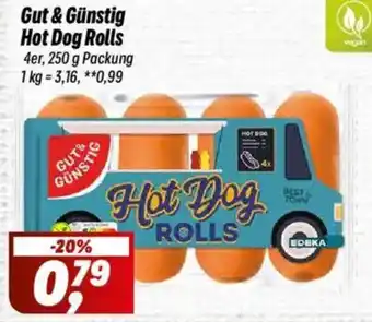 Simmel Gut & Günstig Hot Dog Rolls Angebot