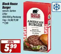 Simmel Block House Burger Angebot