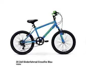 Smyths Toys 20 Zoll Kinderfahrrad Crossfire Blau Angebot