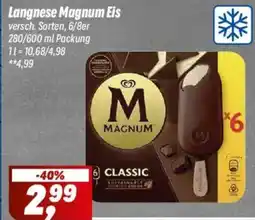 Simmel Langnese Magnum Eis Angebot