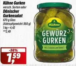 Simmel Kühne Gurken oder Dänischer Gurkensalat Angebot