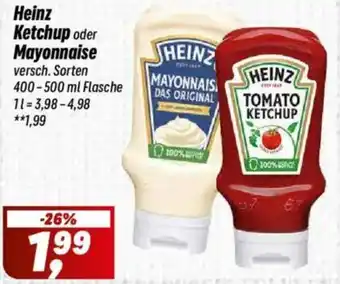 Simmel Heinz Ketchup oder Mayonnaise Angebot