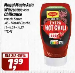 Simmel Maggi Magic Asia Würzsauce oder Chilisauce Angebot